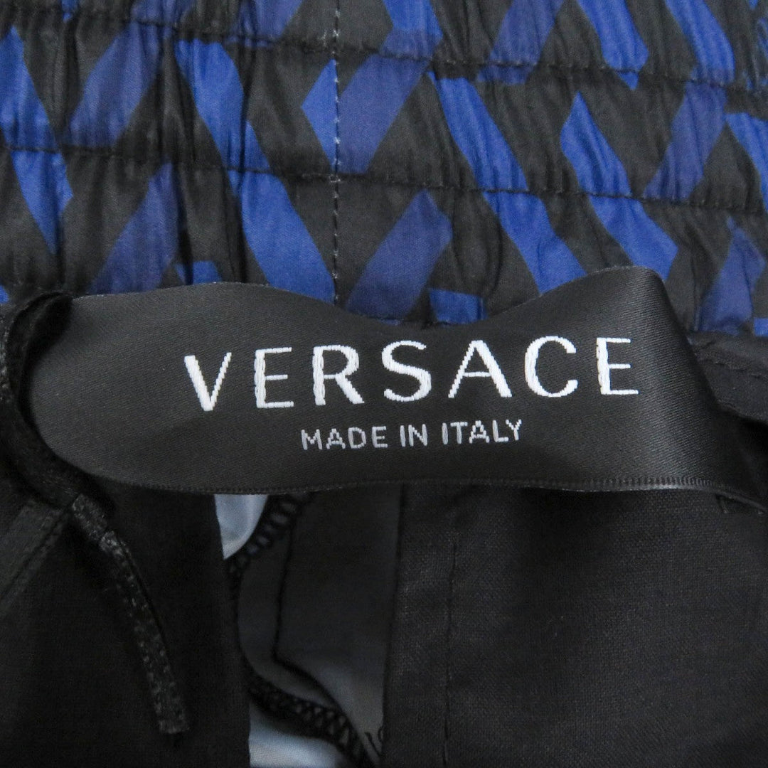VERSACE Pants 1002482 Main: 100% nylon, Main: 100% polyester Navy mens 48 Used Authentic