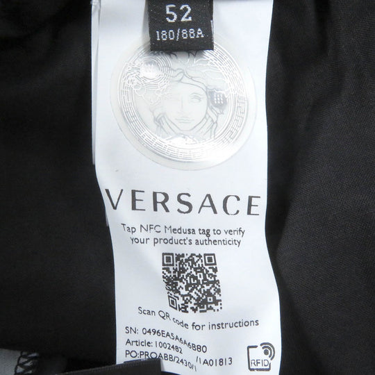 VERSACE Pants 1002482 Main: 100% nylon, Main: 100% polyester Navy mens 52 Used Authentic