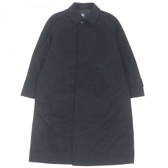 BURBERRY LONDON Stainless collar coat Outer: 60% cashmere, Outer: 40% silk, Lining: cupra, Lining: polyester black mens Used Authentic