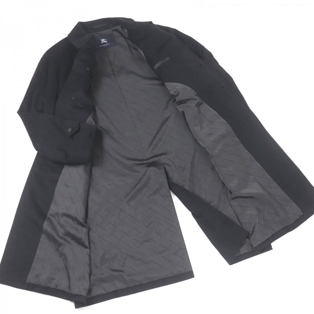 BURBERRY LONDON Stainless collar coat Outer: 60% cashmere, Outer: 40% silk, Lining: cupra, Lining: polyester black mens Used Authentic