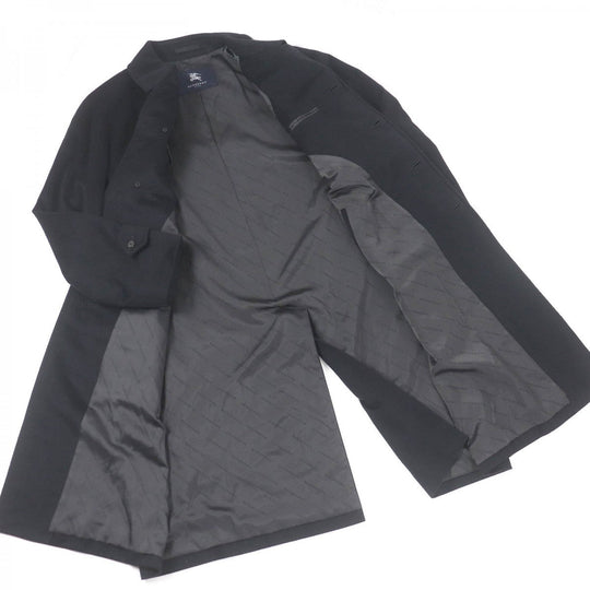 BURBERRY LONDON Stainless collar coat Outer: 60% cashmere, Outer: 40% silk, Lining: cupra, Lining: polyester black mens Used Authentic