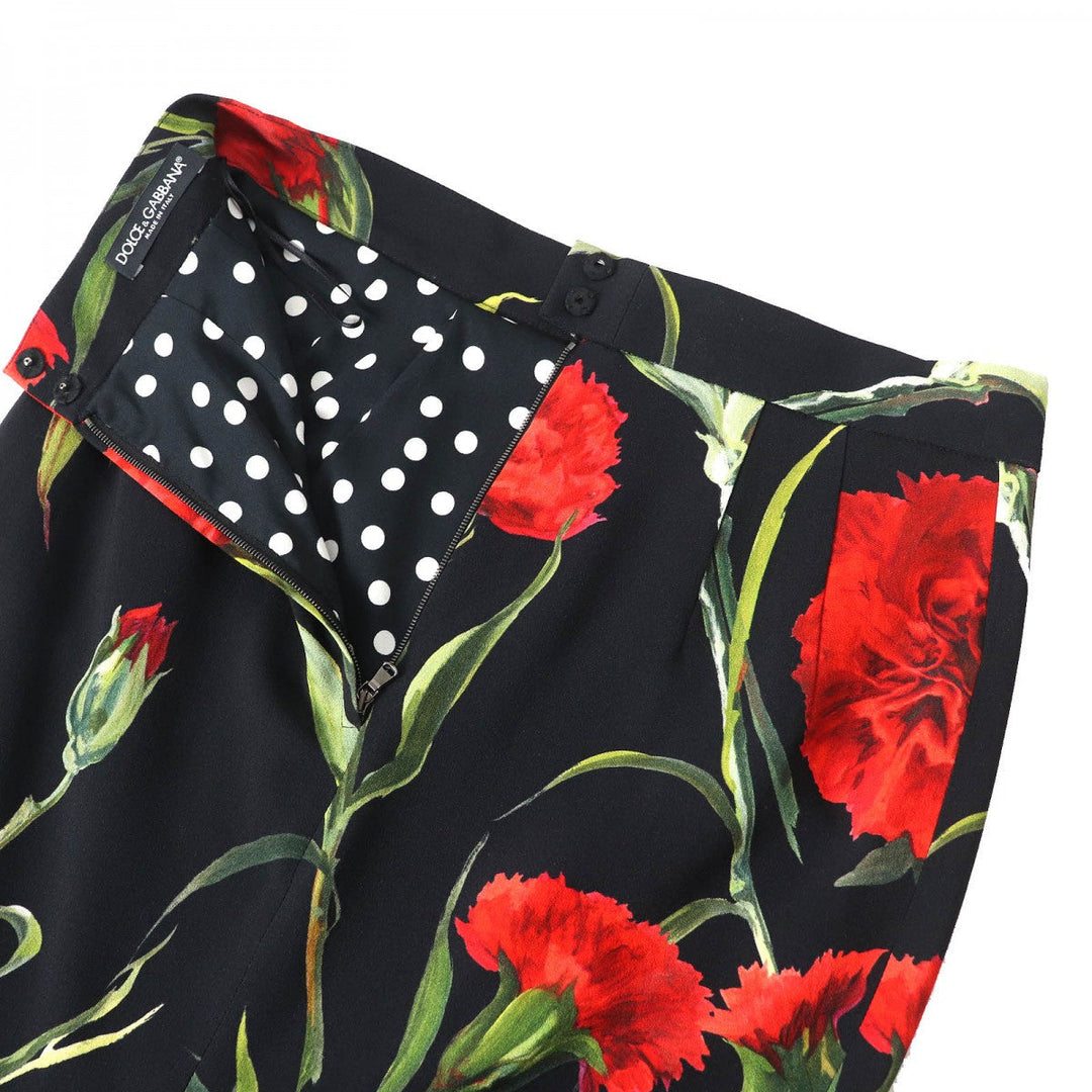 DOLCE&GABBANA setup Outer: 100% viscose, Lining: 97% polyester, Lining: 3% elastane Black Red Green type Women 38 Used Authentic