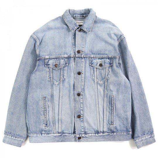 BALENCIAGA Denim Jacket 671889 cotton Indigo blue XS