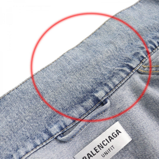 BALENCIAGA Denim Jacket 671889 cotton Indigo blue XS