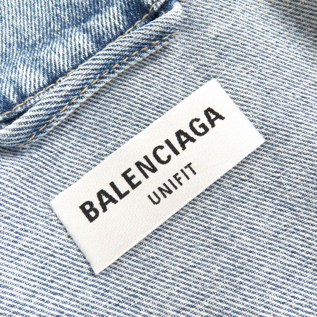 BALENCIAGA Denim Jacket 671889 cotton Indigo blue XS