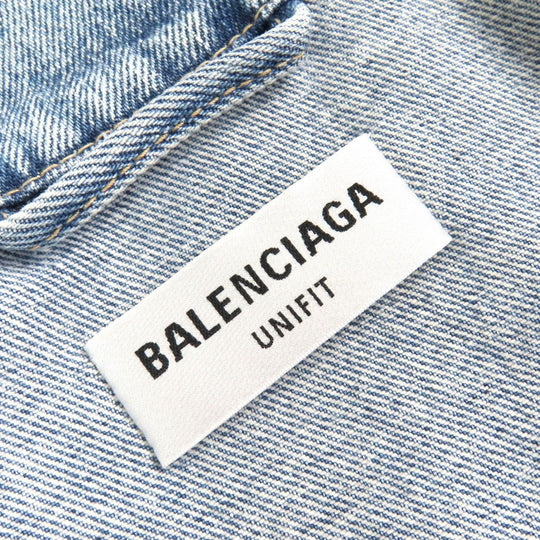 BALENCIAGA Denim Jacket 671889 cotton Indigo blue XS