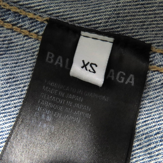 BALENCIAGA Denim Jacket 671889 cotton Indigo blue XS