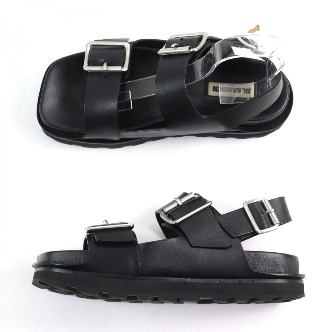 JIL SANDER Sandals J33WP0003 leather black 41