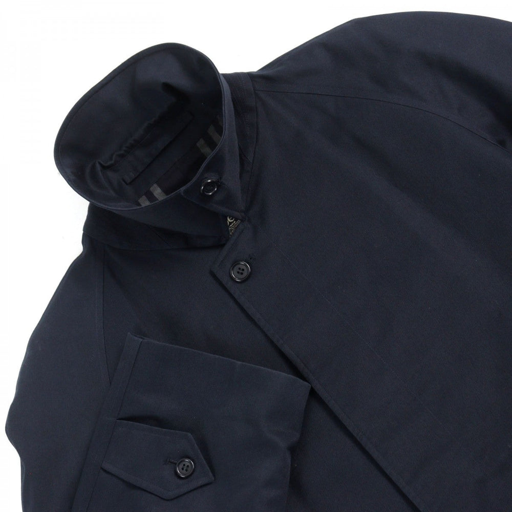 BURBERRY Stainless collar coat cotton Navy 48