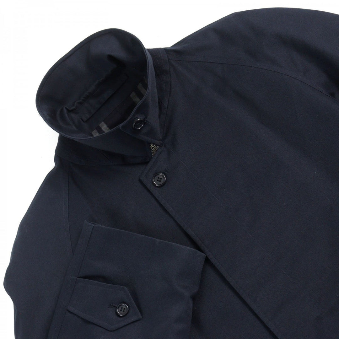 BURBERRY Stainless collar coat cotton Navy 48