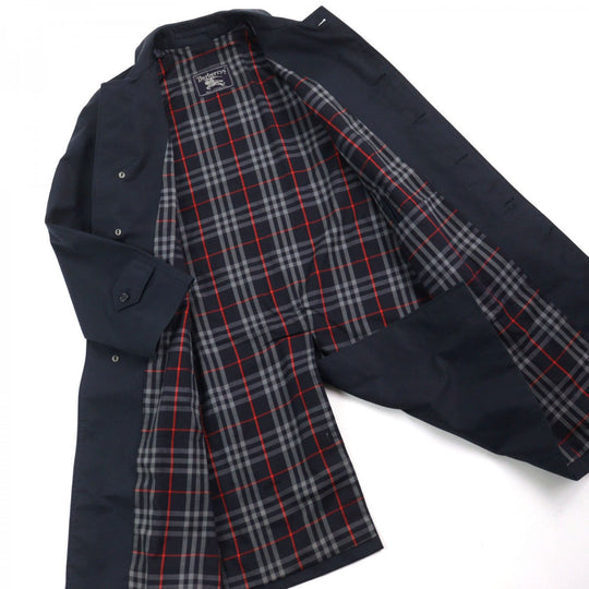 BURBERRY Stainless collar coat cotton Navy 48