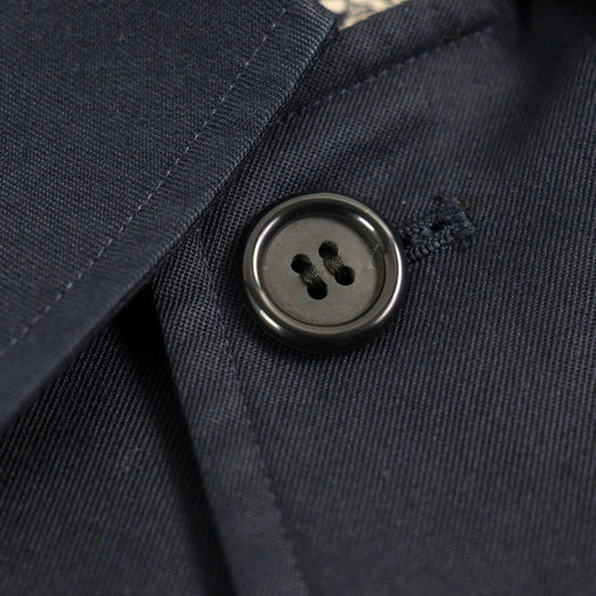 BURBERRY Stainless collar coat cotton Navy 48