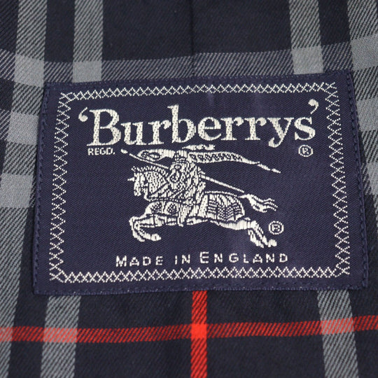 BURBERRY Stainless collar coat cotton Navy 48