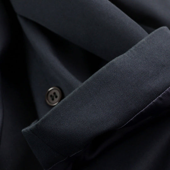 BURBERRY Stainless collar coat cotton Navy 48
