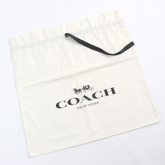 COACH sweat CB490  R8E Main: 100% cotton, part: 98% cotton, part: 2% polyurethane Black Grey Essential Crew Neck Signature mens L Used Authentic