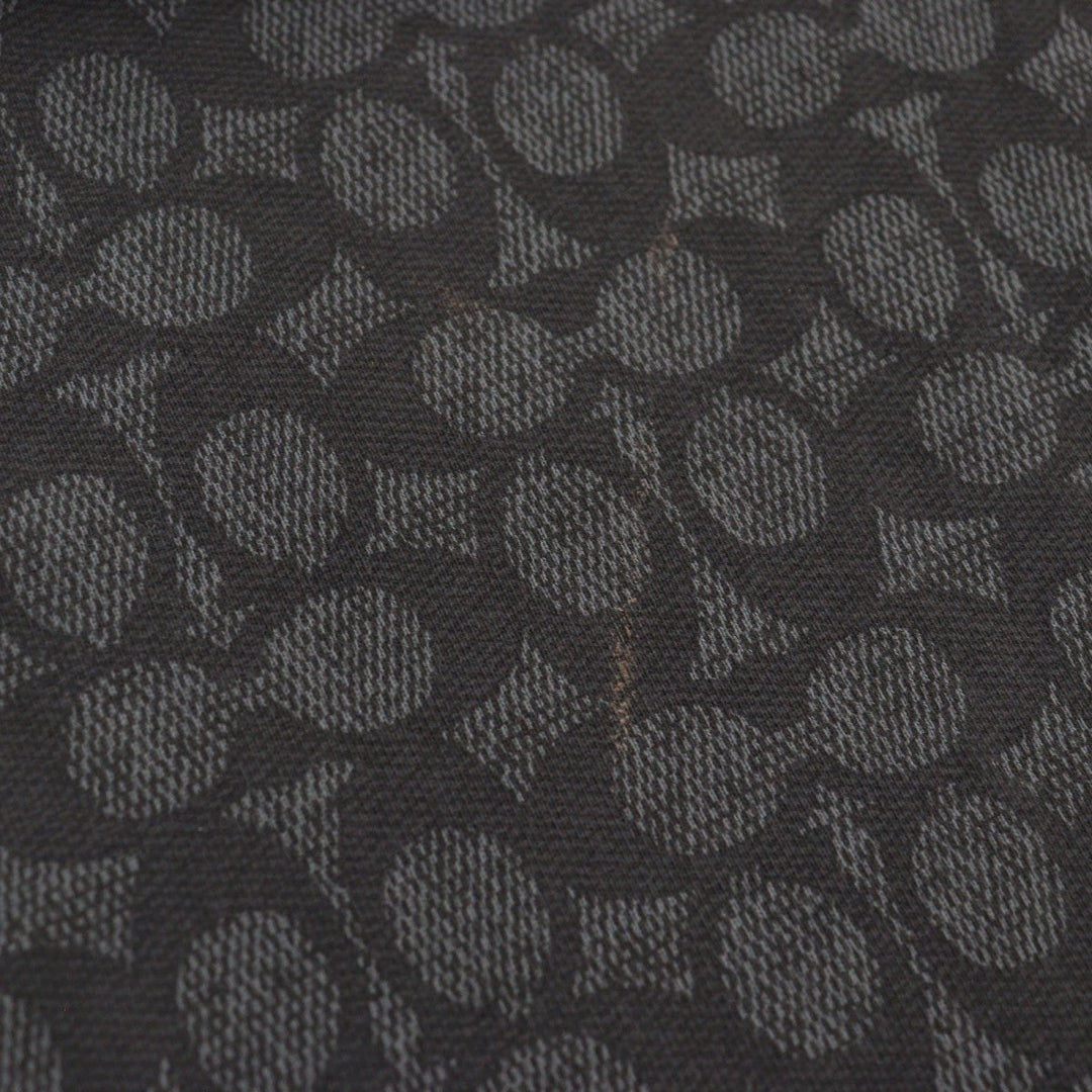 COACH sweat CB490  R8E Main: 100% cotton, part: 98% cotton, part: 2% polyurethane Black Grey Essential Crew Neck Signature mens L Used Authentic