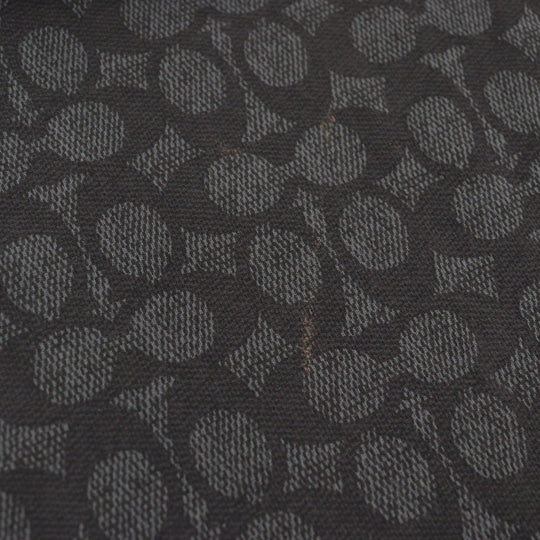 COACH sweat CB490  R8E Main: 100% cotton, part: 98% cotton, part: 2% polyurethane Black Grey Essential Crew Neck Signature mens L Used Authentic