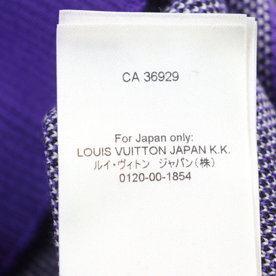 LOUIS VUITTON knit 1AAHFA wool Purple white black M