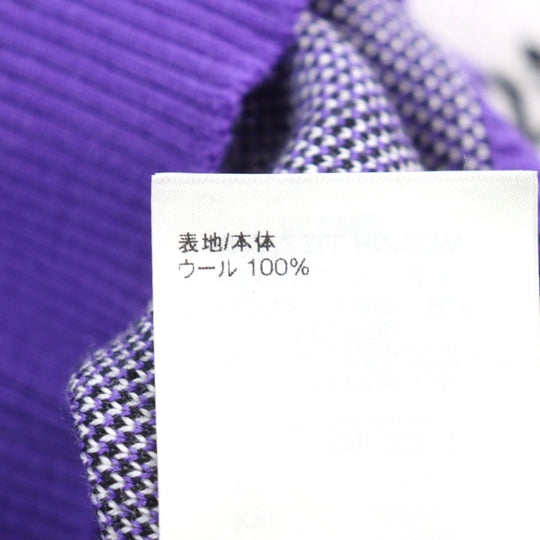 LOUIS VUITTON knit 1AAHFA wool Purple white black M