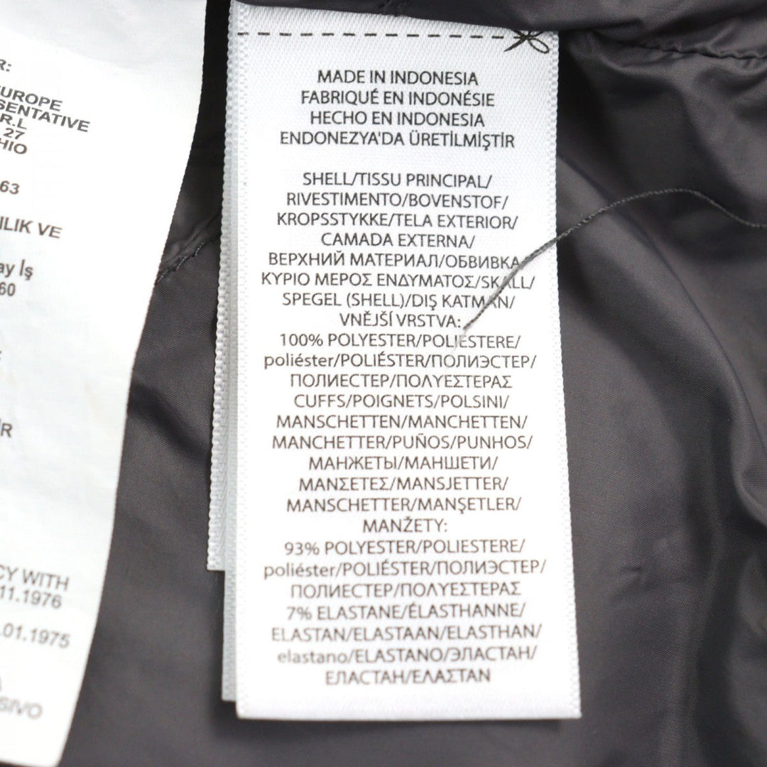 POLO RALPH LAUREN Down jacket Outer: 100% polyester, Part: 93% polyester, Part: 7% elastane (polyurethane), Lining: 100% nylon, Filling: 75% down black mens XS Used Authentic