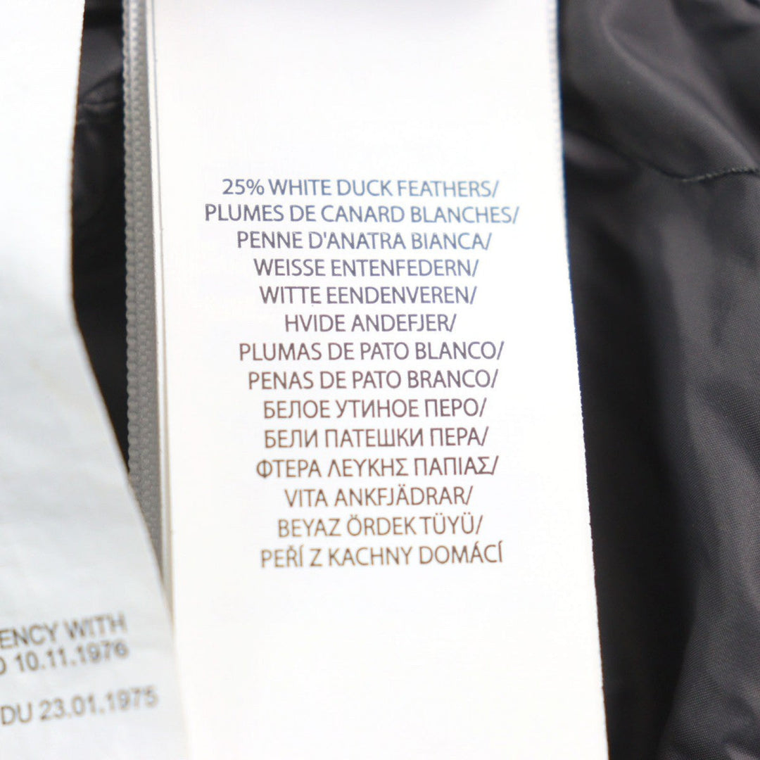 POLO RALPH LAUREN Down jacket Outer: 100% polyester, Part: 93% polyester, Part: 7% elastane (polyurethane), Lining: 100% nylon, Filling: 75% down black mens XS Used Authentic