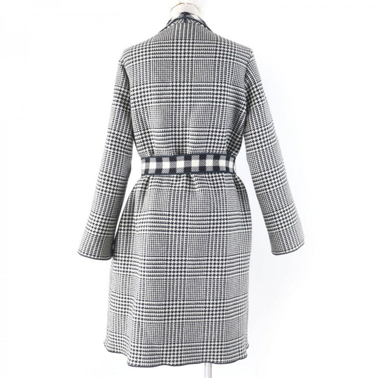 EMPORIO ARMANI coat Main: 72% wool, 23% polyamide (nylon), 5% other, Lining: 72% wool, 23% polyamide (nylon) black Women 38 Used Authentic