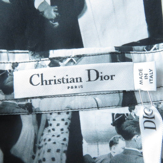 Christian Dior Long sleeve shirt 511B28A3A14 Main: 100% cotton black Women 44 Used Authentic