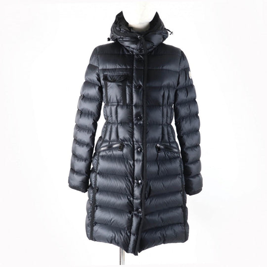 MONCLER down coat Main: 100% nylon, Lining: 100% nylon, Filling: 90% down, Filling: 10% feather black HERMINE Women 1 Used Authentic
