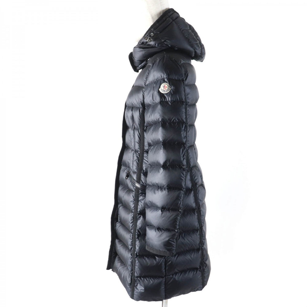 MONCLER down coat Main: 100% nylon, Lining: 100% nylon, Filling: 90% down, Filling: 10% feather black HERMINE Women 1 Used Authentic