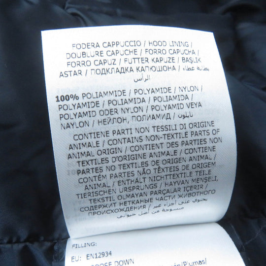 MONCLER down coat Main: 100% nylon, Lining: 100% nylon, Part: 100% nylon, Filling: 90% down, Filling: 10% feather Navy FLAMMETTE Women 2 Used Authentic