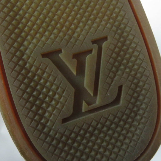 LOUIS VUITTON Knee-high boots Main: Suede leather Brown Snowball Line Women 37 Used Authentic