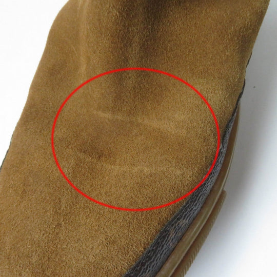 LOUIS VUITTON Knee-high boots Main: Suede leather Brown Snowball Line Women 37 Used Authentic