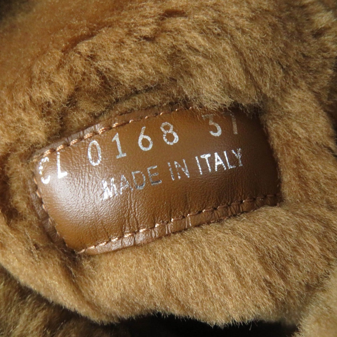 LOUIS VUITTON Knee-high boots Main: Suede leather Brown Snowball Line Women 37 Used Authentic