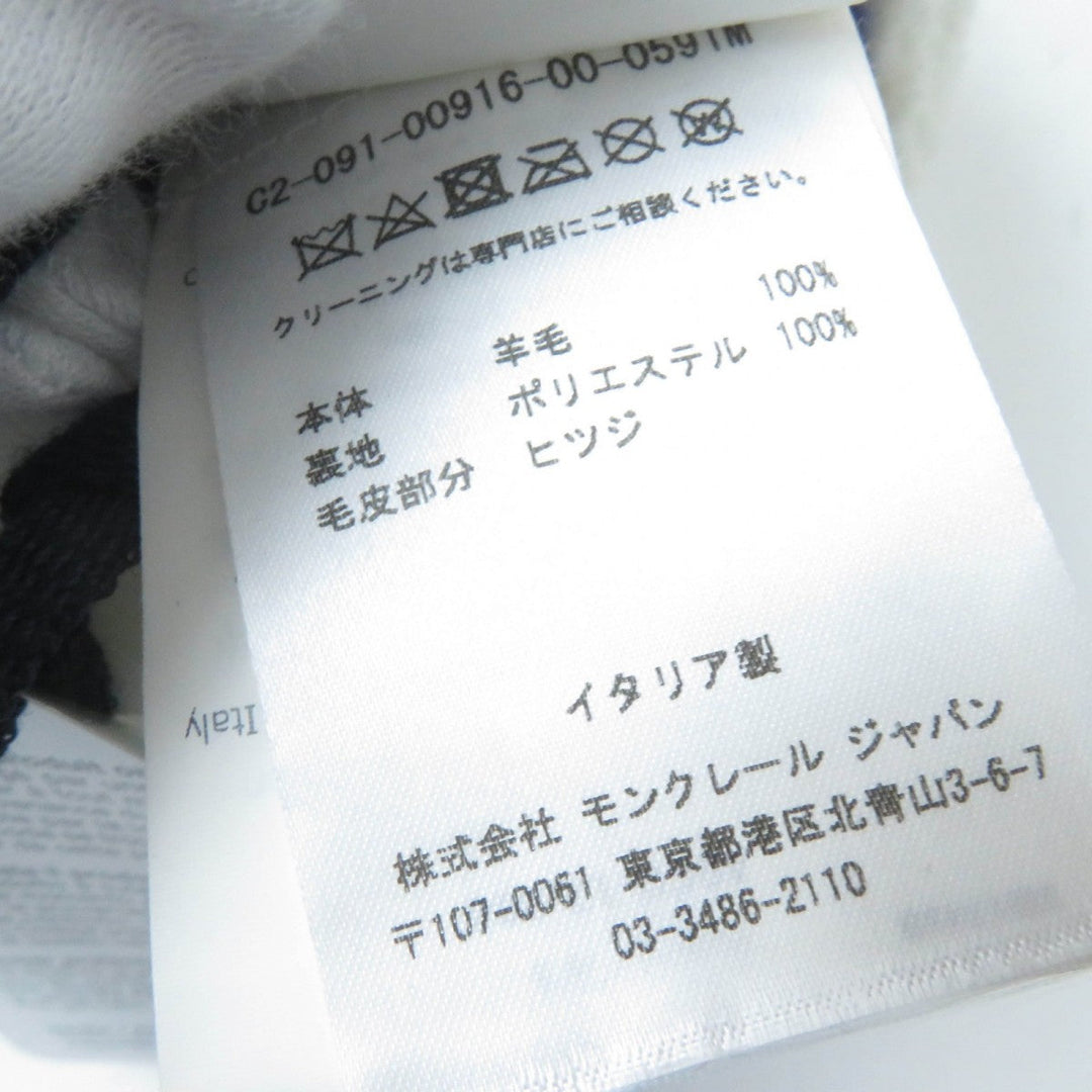MONCLER Knit cap Main: 100% wool, Lining: 100% polyester, Part: wool multicolor BERRETTO Women Used Authentic