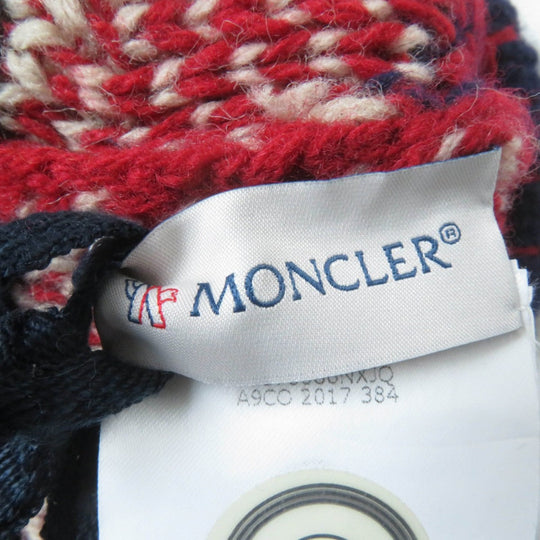 MONCLER Knit cap Main: 100% wool, Lining: 100% polyester, Part: wool multicolor BERRETTO Women Used Authentic