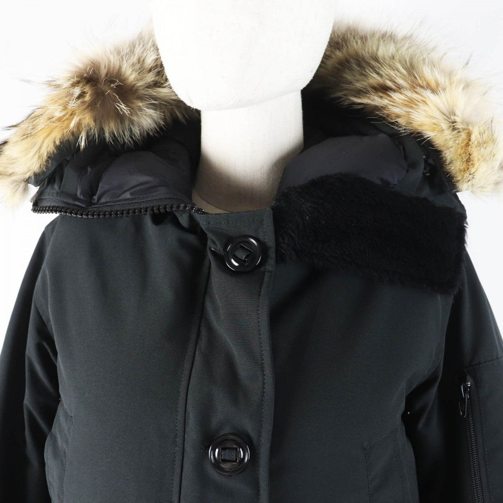 CANADA GOOSE Down jacket 7967JL Outer: 85% polyester, Outer: 15% cotton, Lining: 100% nylon, Part: 82% acrylic, Part: 15% polyester black Labrador Bomber Heritage Labrador Bomber Heritage Women S Used Authentic
