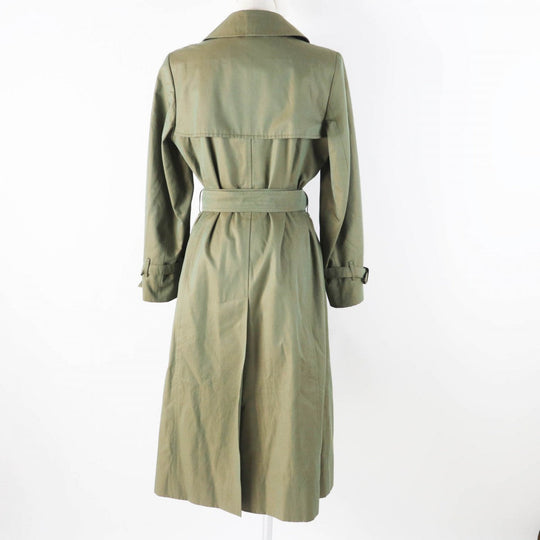 BURBERRY trench coat FD081-039-79 Outer: 100% cotton, Lining: cotton, Sleeve lining: polyester Iridescent khaki type Women L Used Authentic