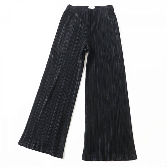 PLEATS PLEASE Wide pants PP03-JF751 polyester black 1