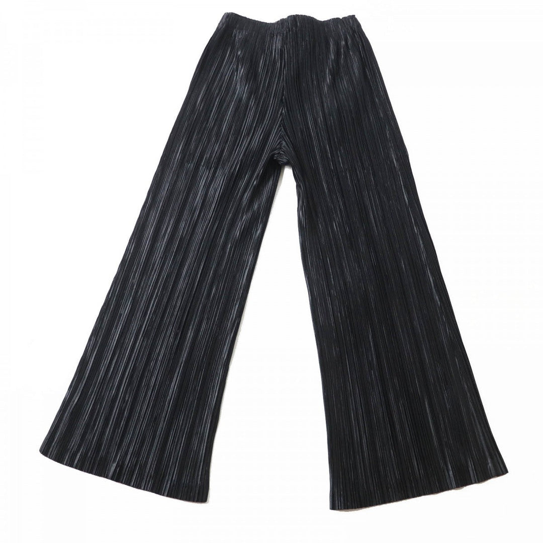 PLEATS PLEASE Wide pants PP03-JF751 polyester black 1