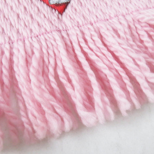 LOUIS VUITTON Scarf M76178 Main: 76% wool, Main: 24% silk Rose valerine Echarpe Logomania Alafori Women Used Authentic