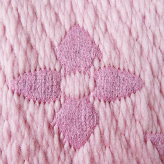 LOUIS VUITTON Scarf M76178 Main: 76% wool, Main: 24% silk Rose valerine Echarpe Logomania Alafori Women Used Authentic