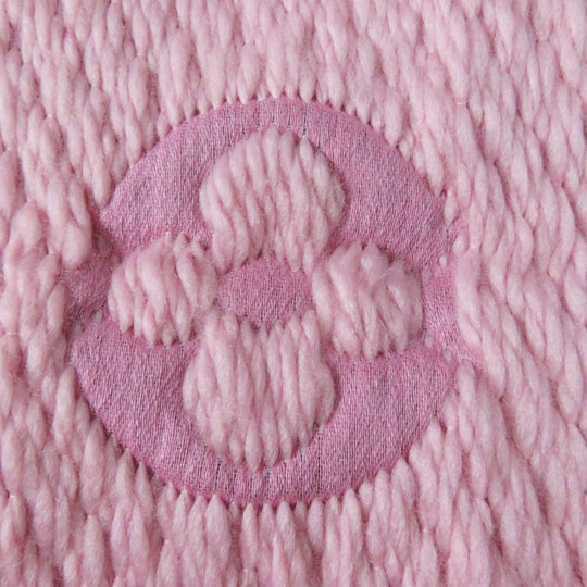 LOUIS VUITTON Scarf M76178 Main: 76% wool, Main: 24% silk Rose valerine Echarpe Logomania Alafori Women Used Authentic