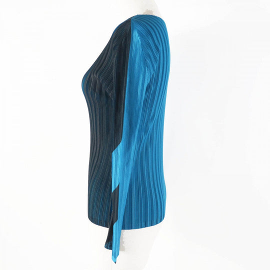 PLEATS PLEASE Cut PP53-FK392 polyester blue-black 3