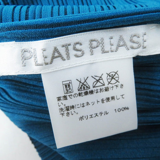 PLEATS PLEASE Cut PP53-FK392 polyester blue-black 3