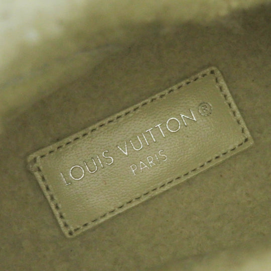 LOUIS VUITTON boots 1A95DS Main: Mouton Brown type Snowdrop Line Women 36 Used Authentic