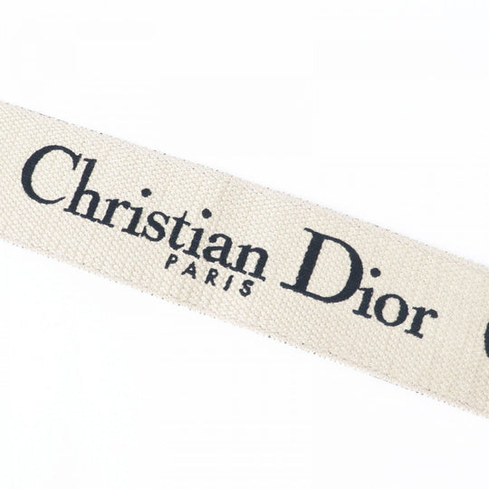 Christian Dior Shoulder strap S8558CTZQ Main: Canvas, Part: Leather Black beige Embroidery Women Used Authentic