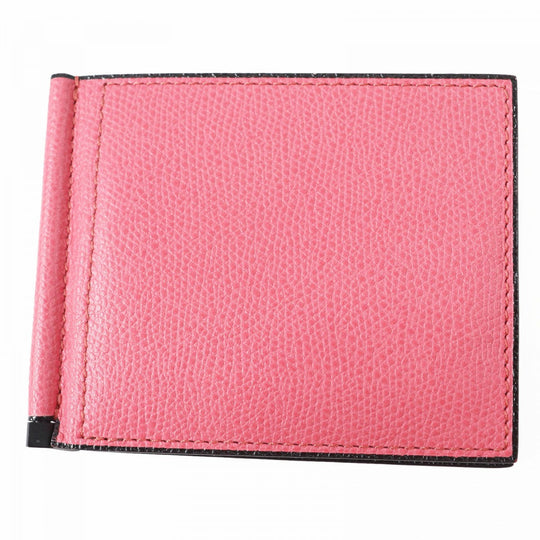 Valextra Money clip Main: Leather pink Women Used Authentic