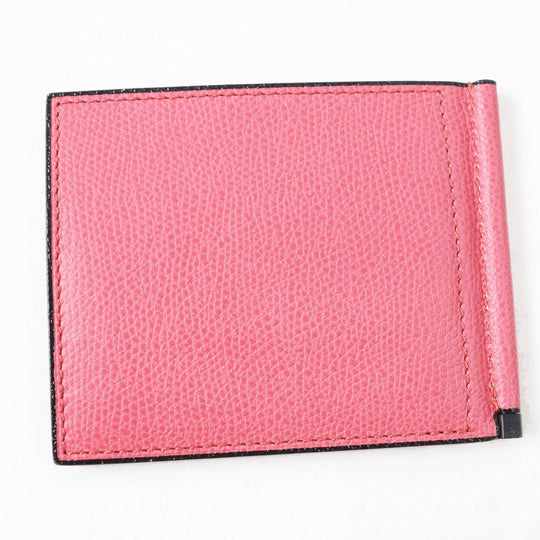 Valextra Money clip Main: Leather pink Women Used Authentic