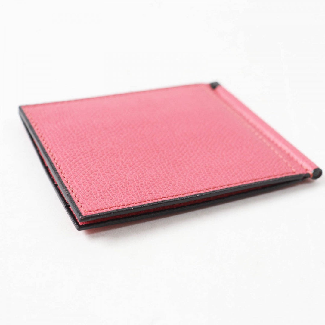 Valextra Money clip Main: Leather pink Women Used Authentic