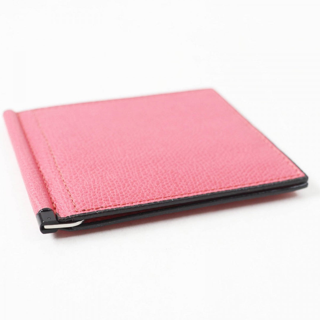Valextra Money clip Main: Leather pink Women Used Authentic
